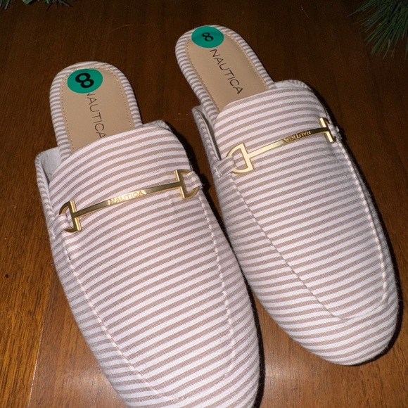 Nautica Shoes - Nautica Women's Beige Striped Loafers